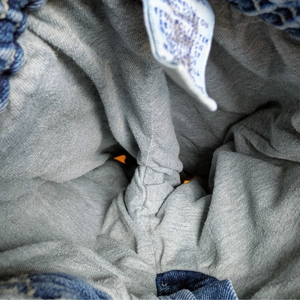 Vintage Gymboree Cargo Lined Denim Carpenter Jeans Y2K Infant Size 12-18 Months